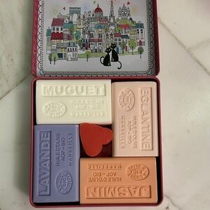 Marseille French Soap Set in Tin
